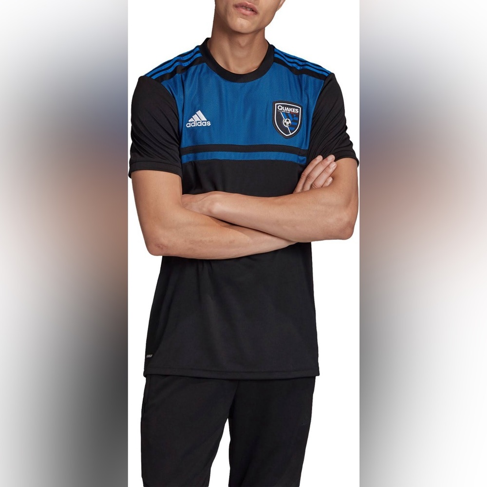 Adidas Black San Jose Earthquakes 2020 Replica Blank Primary AEROREADY
